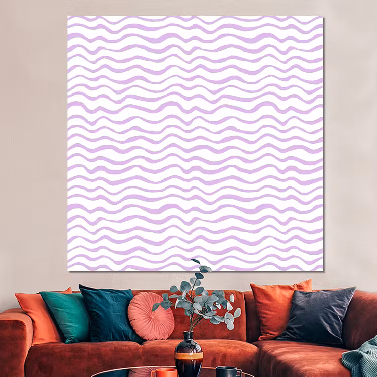 Forex - Lila - Geometrisch - Golfjes - Lijnen - Patroon — 3