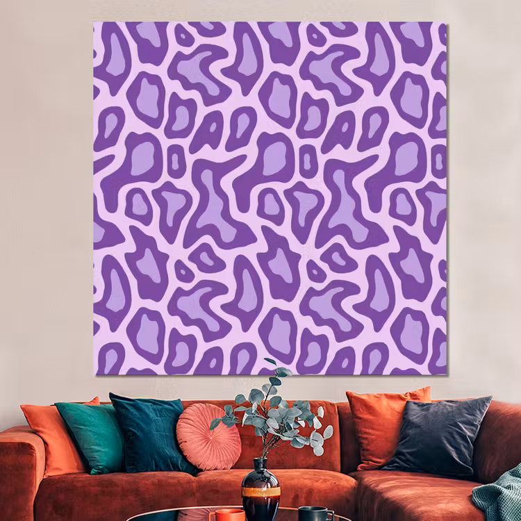 Forex - Paars - Abstract - Luipaard - Vlekken - Groovy - Patroon — 3