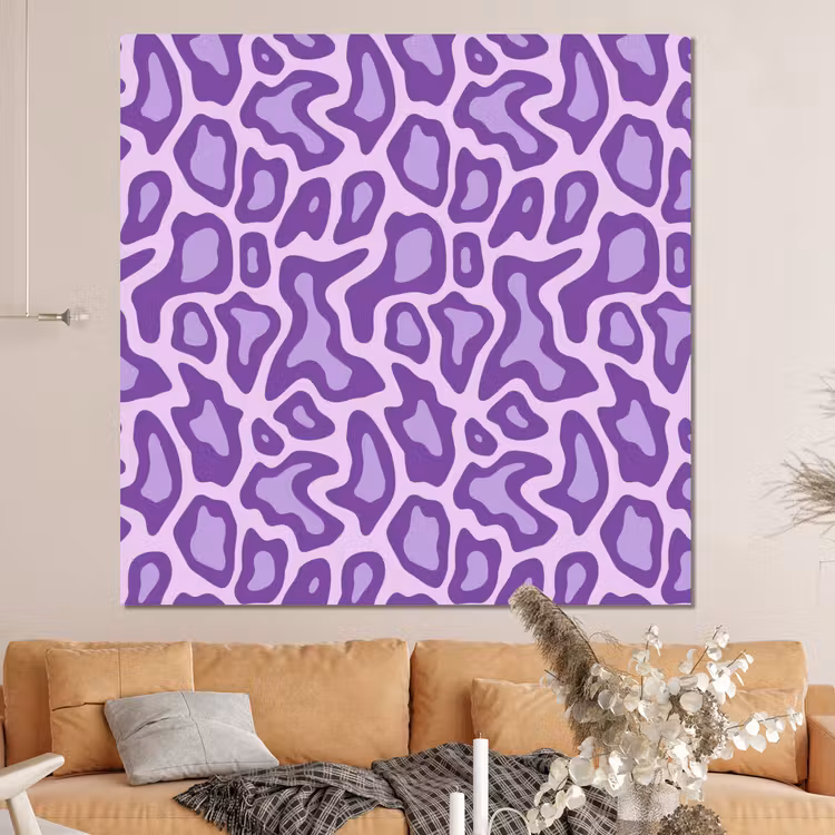 Forex - Paars - Abstract - Luipaard - Vlekken - Groovy - Patroon — 4