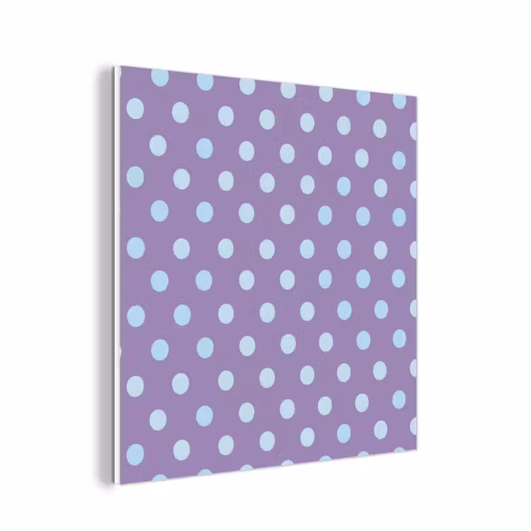 Forex - Paars - Blauw - Geometrisch - Stippen - Polka Dot - Patroon — 1