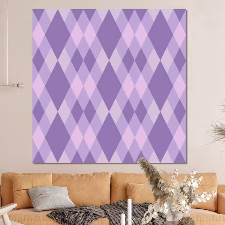 Forex - Paars - Geometrisch - Ruiten - Argyle - Patroon — 4