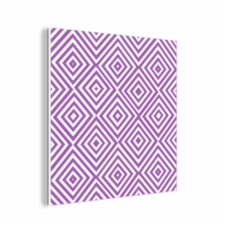 Forex - Paars - Geometrisch - Ruiten - Concentrisch - Patroon — 1