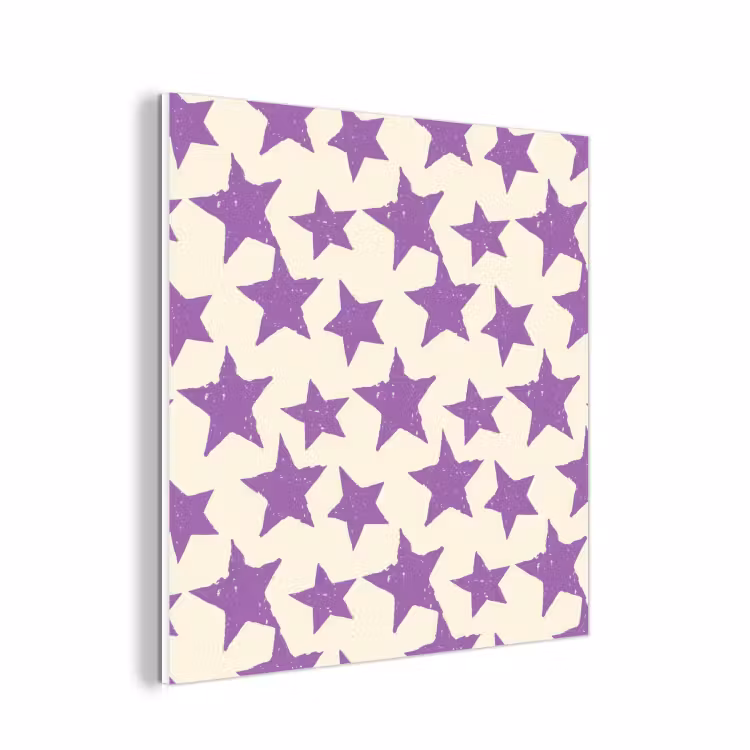 Forex - Paars - Geometrisch - Sterren - Stempel - Patroon — 1