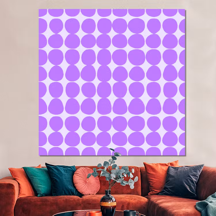 Forex - Paars - Geometrisch - Stippen - Polka Dot - Patroon — 3