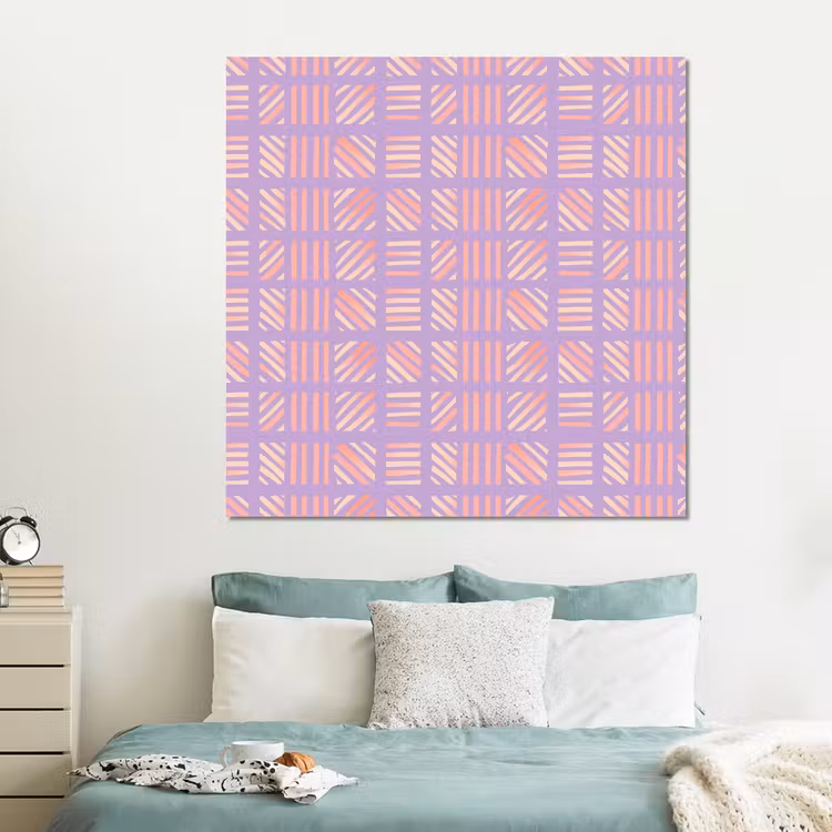 Forex - Paars - Roze - Geometrisch - Strepen - Blokken - Patroon — 2