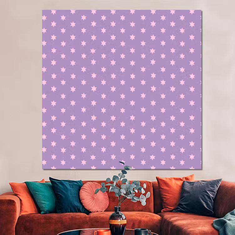 Forex - Paars - Roze - Sterren - Geometrisch - Patroon — 3