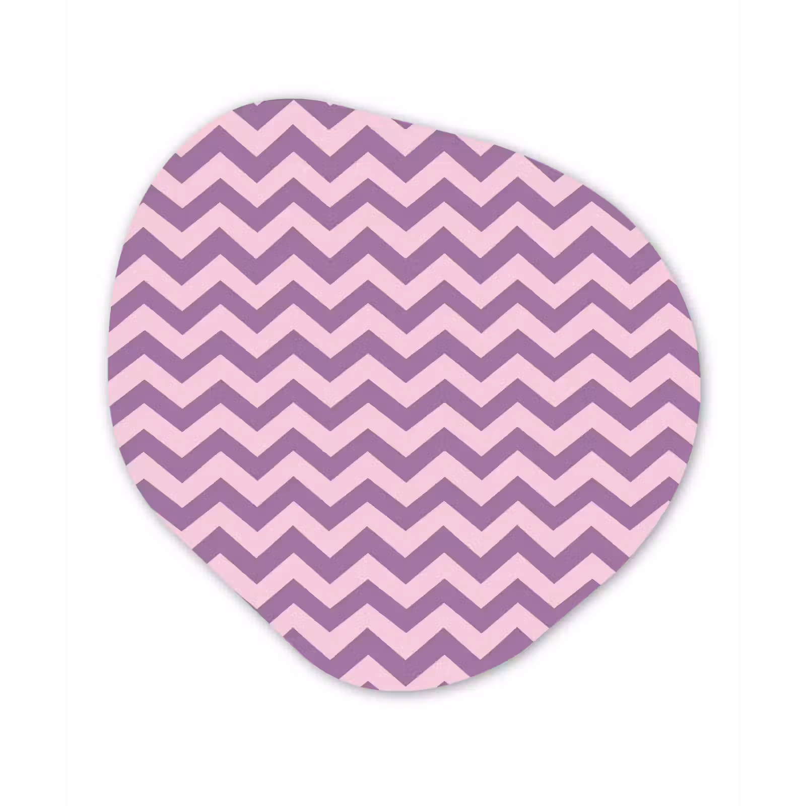 Organisch schilderij - Forex - Paars - Roze - Geometrisch - Chevron - Zigzag - Patroon — 1