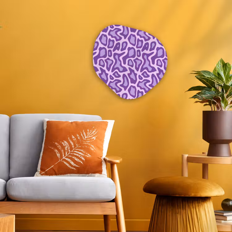 Organisch schilderij - Forex - Paars - Abstract - Luipaard - Vlekken - Groovy - Patroon — 3