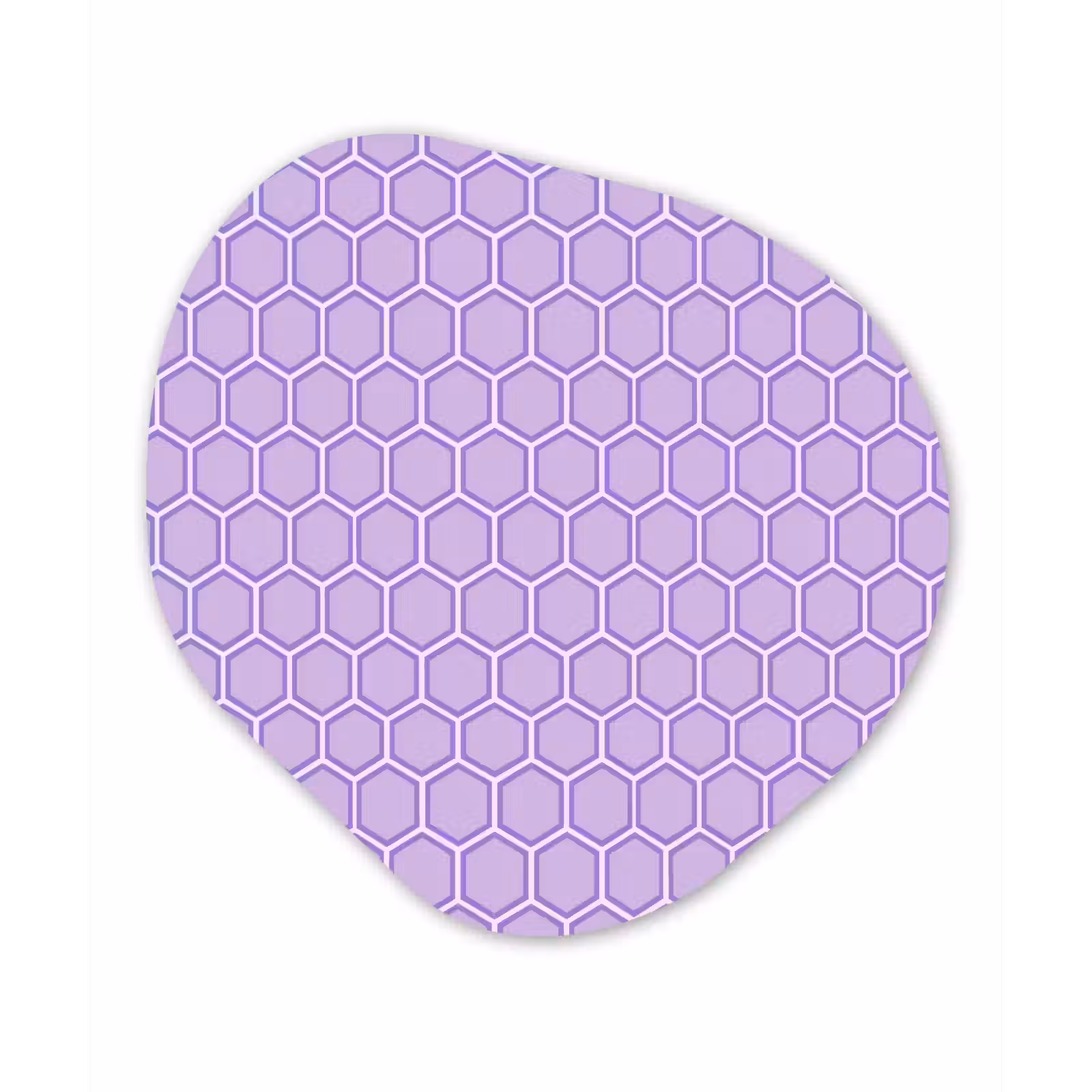 Organisch schilderij - Forex - Paars - Geometrisch - Honeycomb - Bijenraat - Patroon — 1