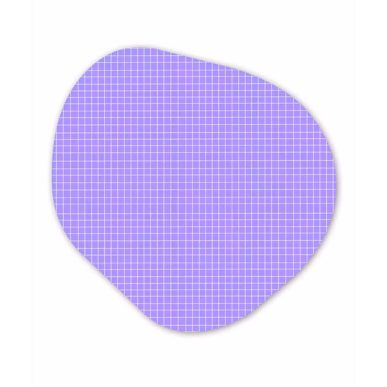 Organisch schilderij - Glas - Paars - Geometrisch - Raster - Minimalistisch - Patroon — 1