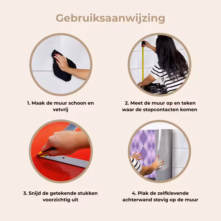 Keuken achterwand - Paars - Geometrisch - Ruiten - Argyle - Patroon — 7