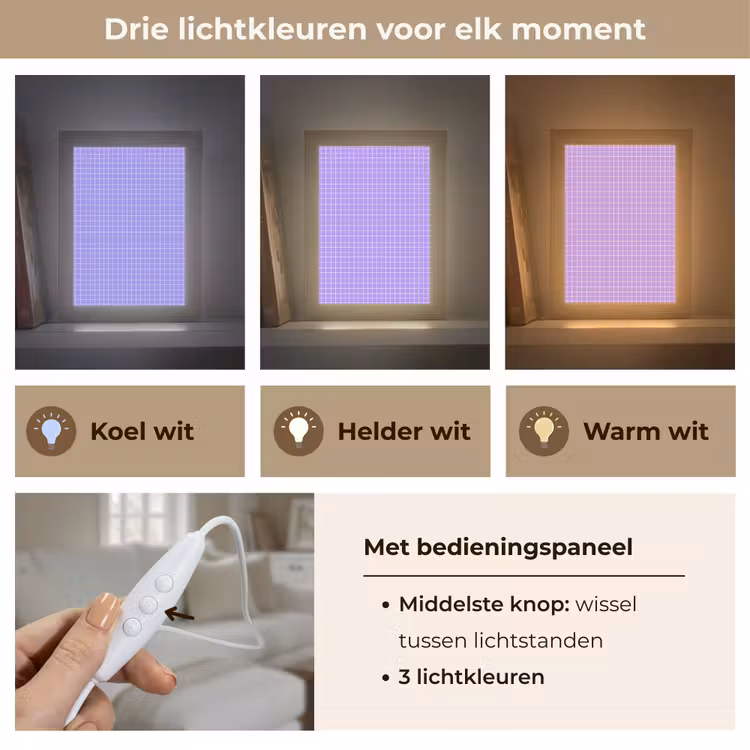 Gepersonaliseerde Lightbox - Paars - Geometrisch - Raster - Minimalistisch - Patroon — 6
