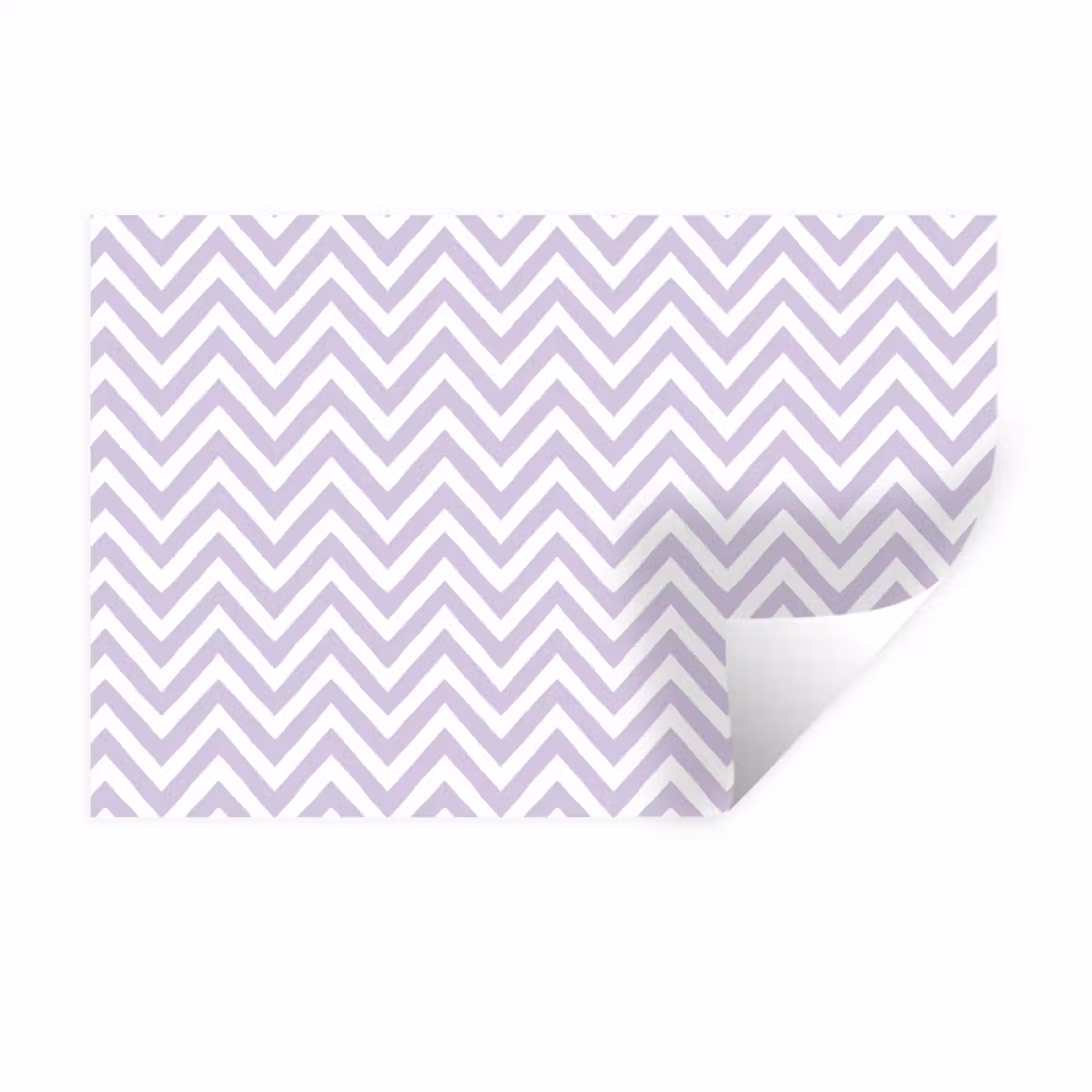 Muursticker - Lila - Geometrisch - Chevron - Zigzag - Patroon — 1