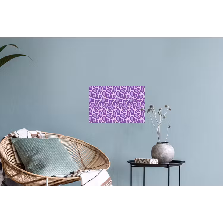 Muursticker - Paars - Abstract - Luipaard - Vlekken - Groovy - Patroon — 4