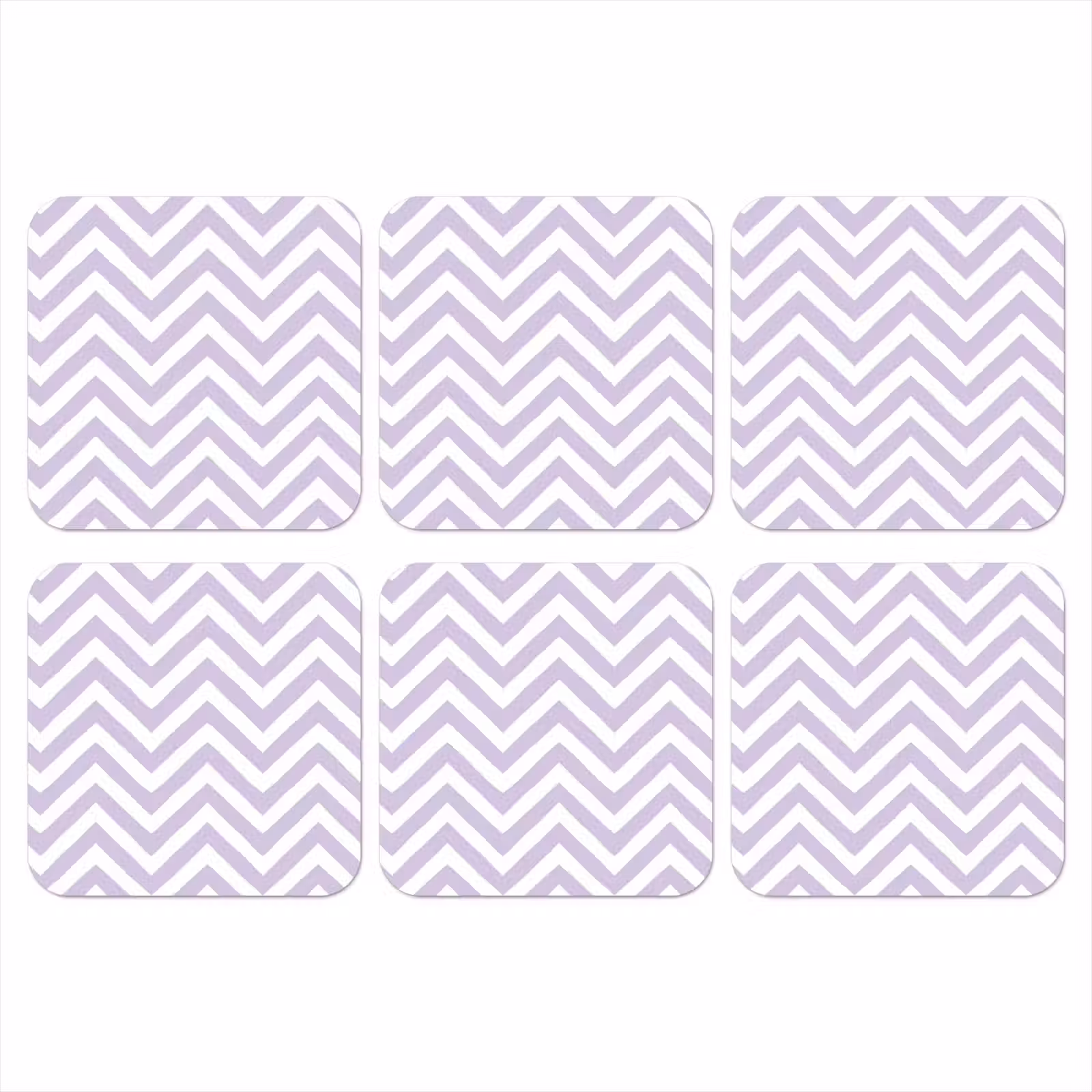 Onderzetter​ - Lila - Geometrisch - Chevron - Zigzag - Patroon — 1