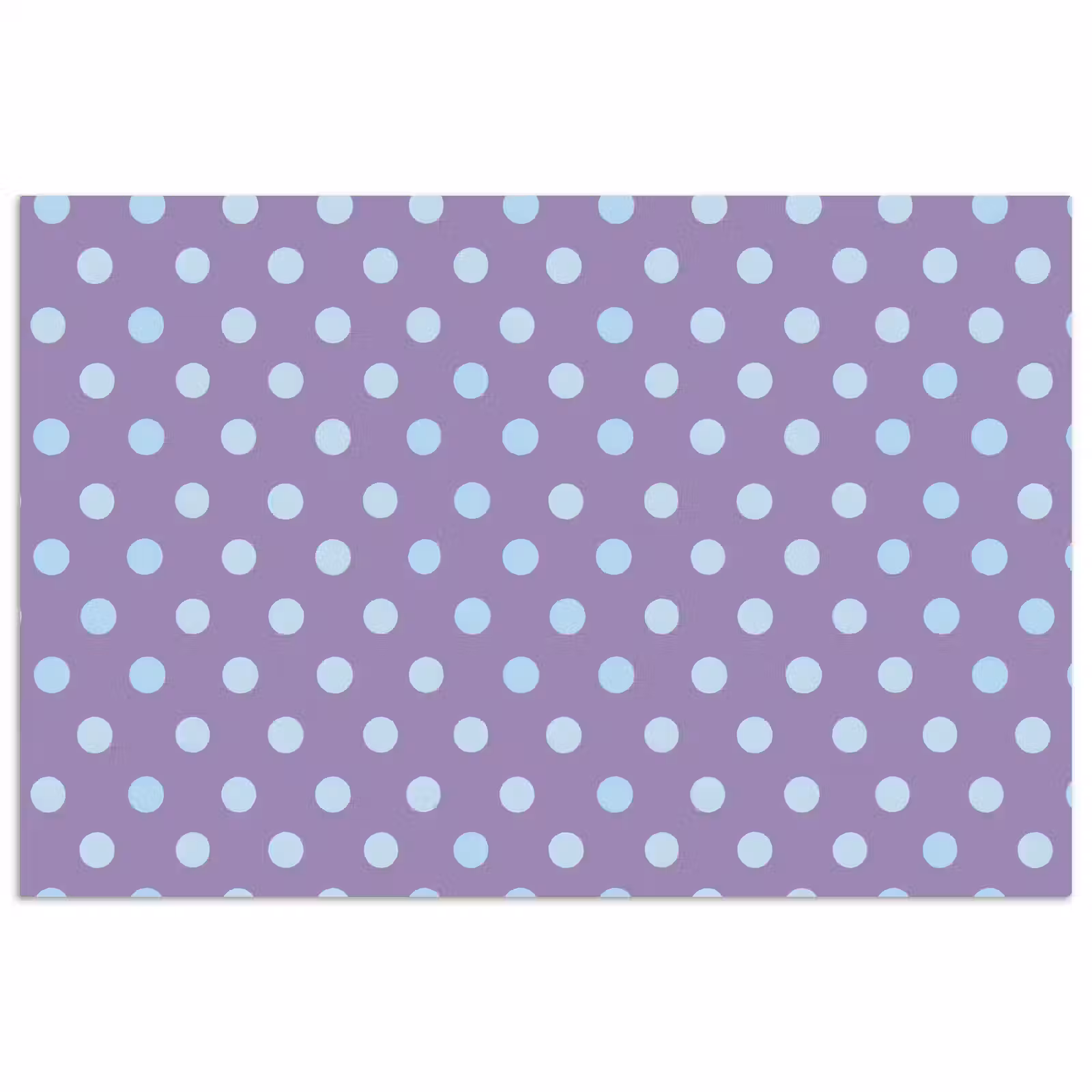 Poster - Paars - Blauw - Geometrisch - Stippen - Polka Dot - Patroon — 1