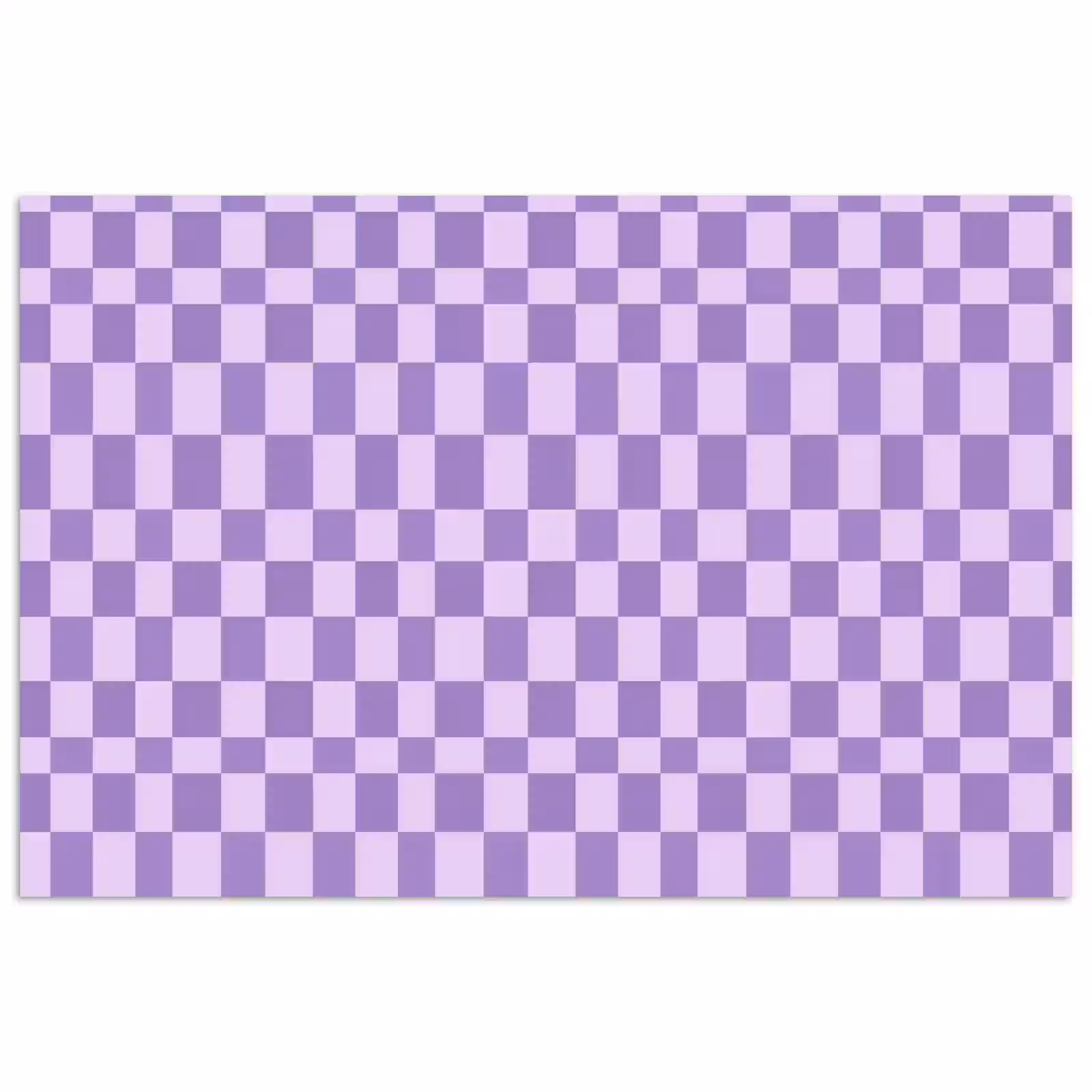 Poster - Paars - Geometrisch - Dambord - Blokken - Patroon — 1