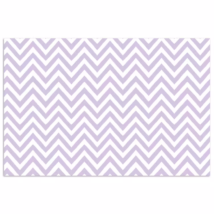 Poster - Lila - Geometrisch - Chevron - Zigzag - Patroon — 1