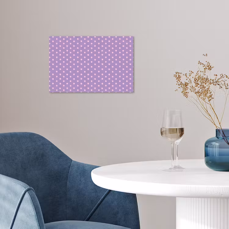 Poster - Paars - Roze - Sterren - Geometrisch - Patroon — 4