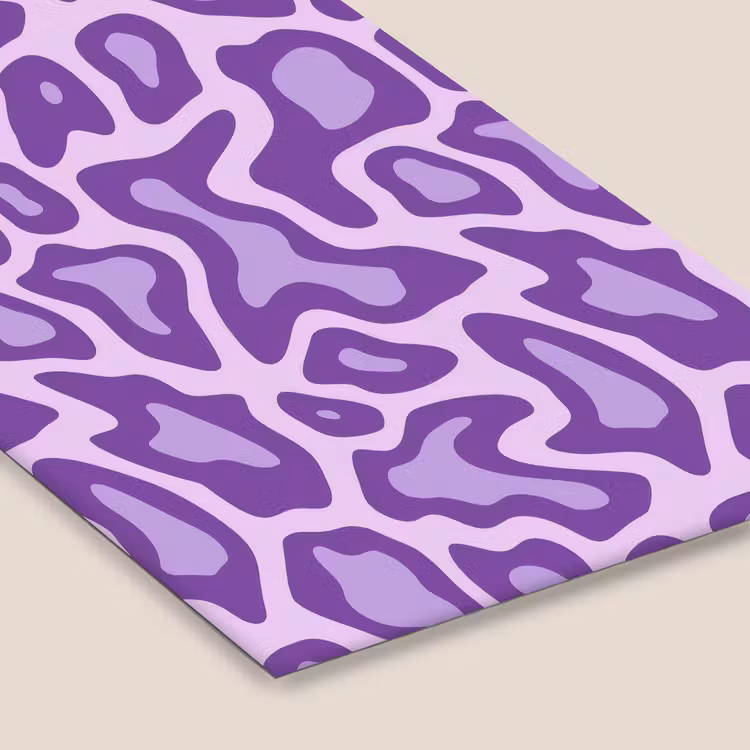 Poster met lijst - Paars - Abstract - Luipaard - Vlekken - Groovy - Patroon — 7