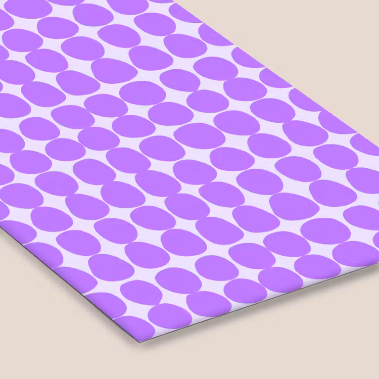 Poster met lijst - Paars - Geometrisch - Stippen - Polka Dot - Patroon — 7