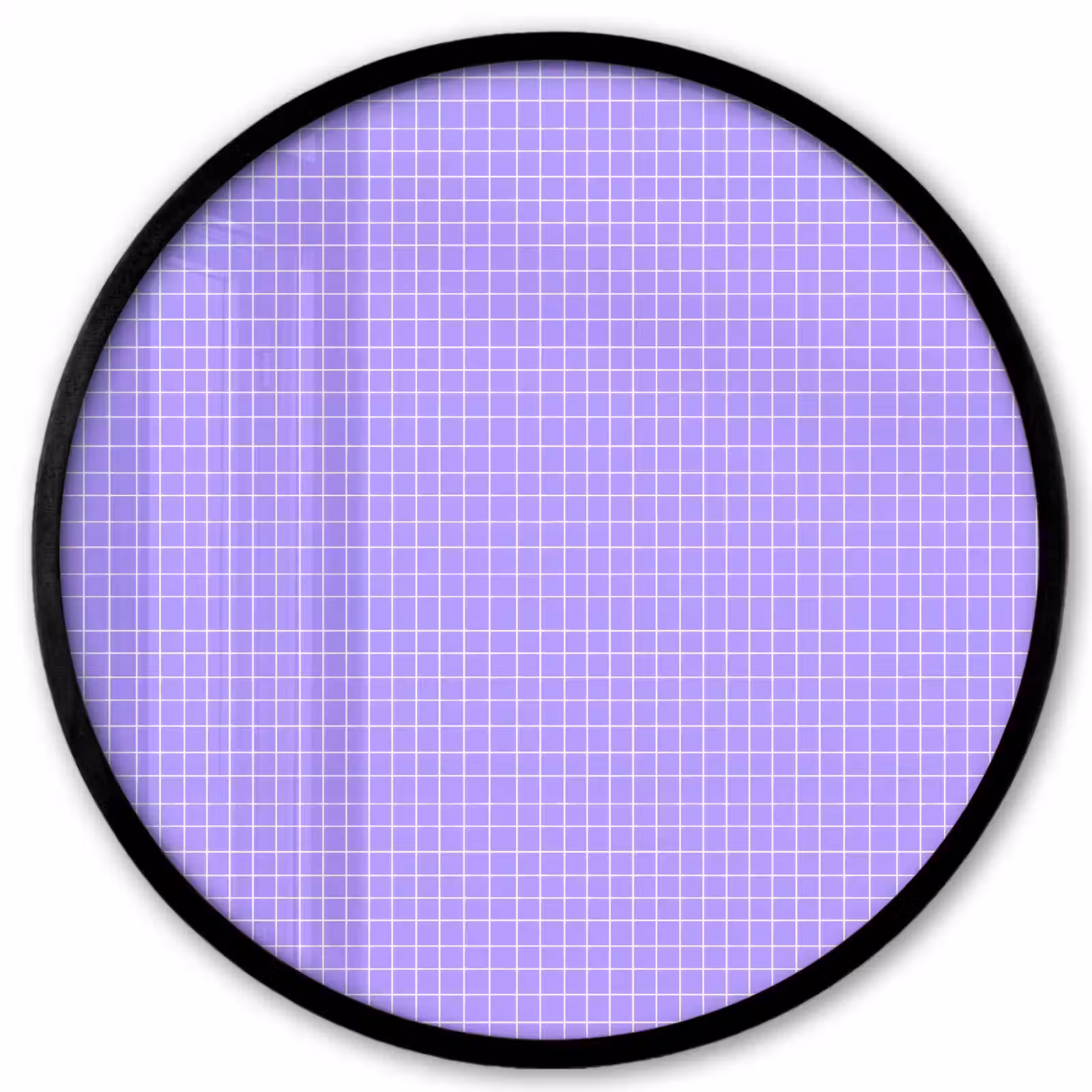 Ronde fotolijst - Paars - Geometrisch - Raster - Minimalistisch - Patroon — 1