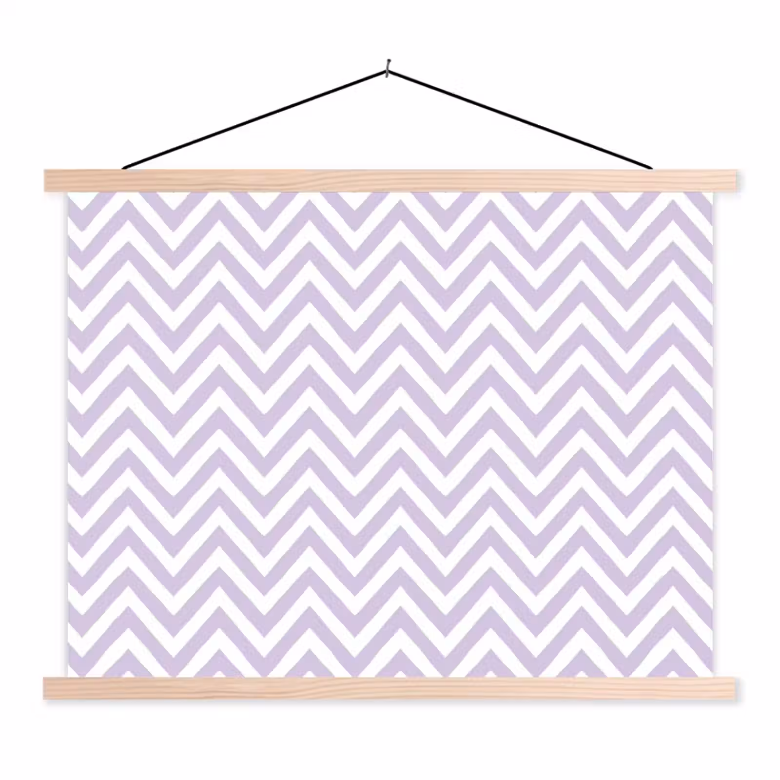 Schoolplaat - Lila - Geometrisch - Chevron - Zigzag - Patroon — 1