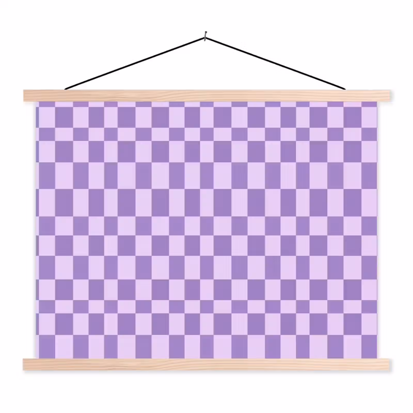 Schoolplaat - Paars - Geometrisch - Dambord - Blokken - Patroon — 1