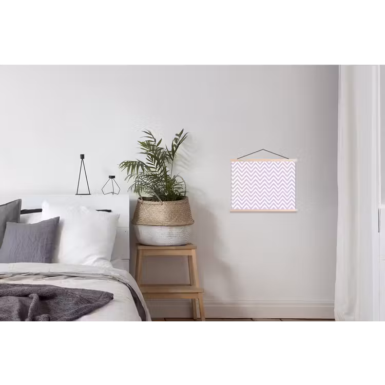 Schoolplaat - Lila - Geometrisch - Chevron - Zigzag - Patroon — 2