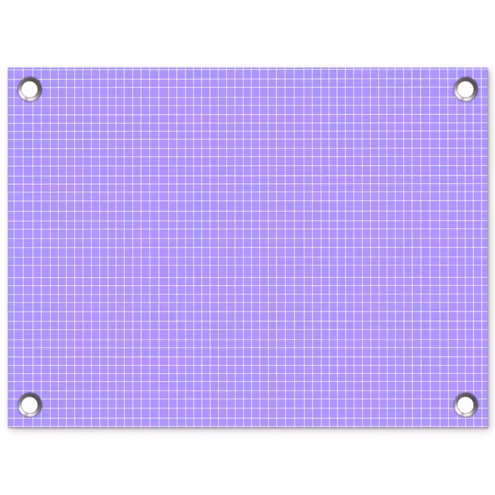 Tuinposter - Paars - Geometrisch - Raster - Minimalistisch - Patroon — 1