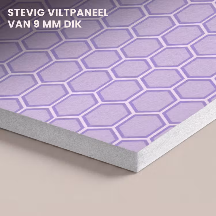 Akoestisch schilderij - Paars - Geometrisch - Honeycomb - Bijenraat - Patroon — 5