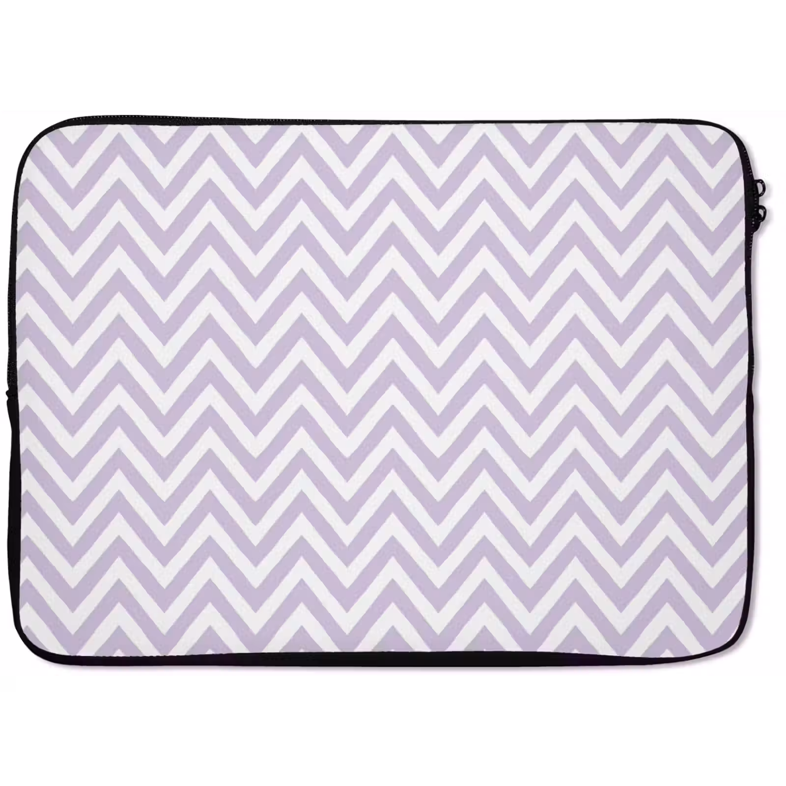 Laptophoes - Lila - Geometrisch - Chevron - Zigzag - Patroon — 1