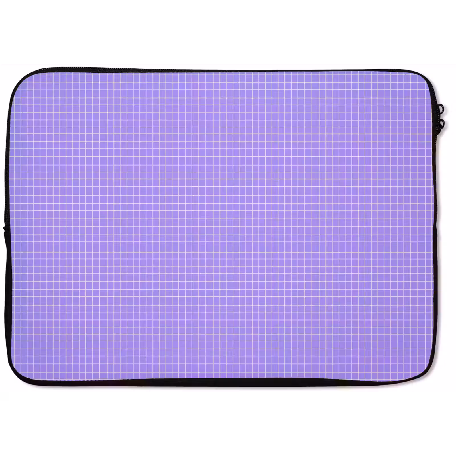 Laptophoes - Paars - Geometrisch - Raster - Minimalistisch - Patroon — 1