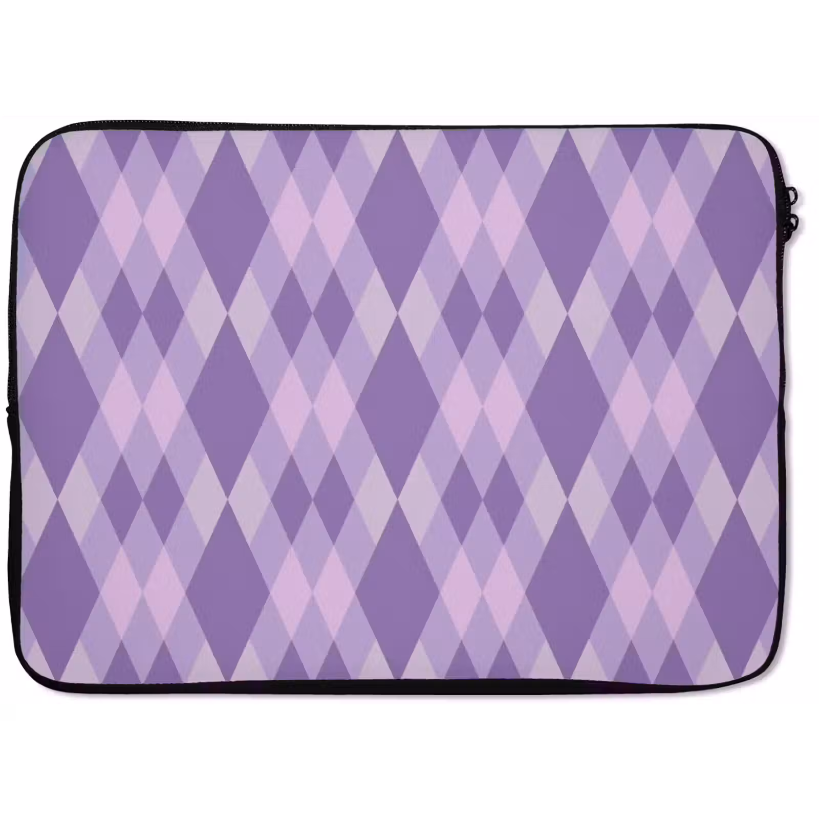 Laptophoes - Paars - Geometrisch - Ruiten - Argyle - Patroon — 1