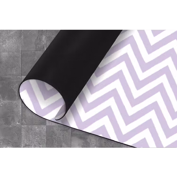Keukenloper - Lila - Geometrisch - Chevron - Zigzag - Patroon — 4