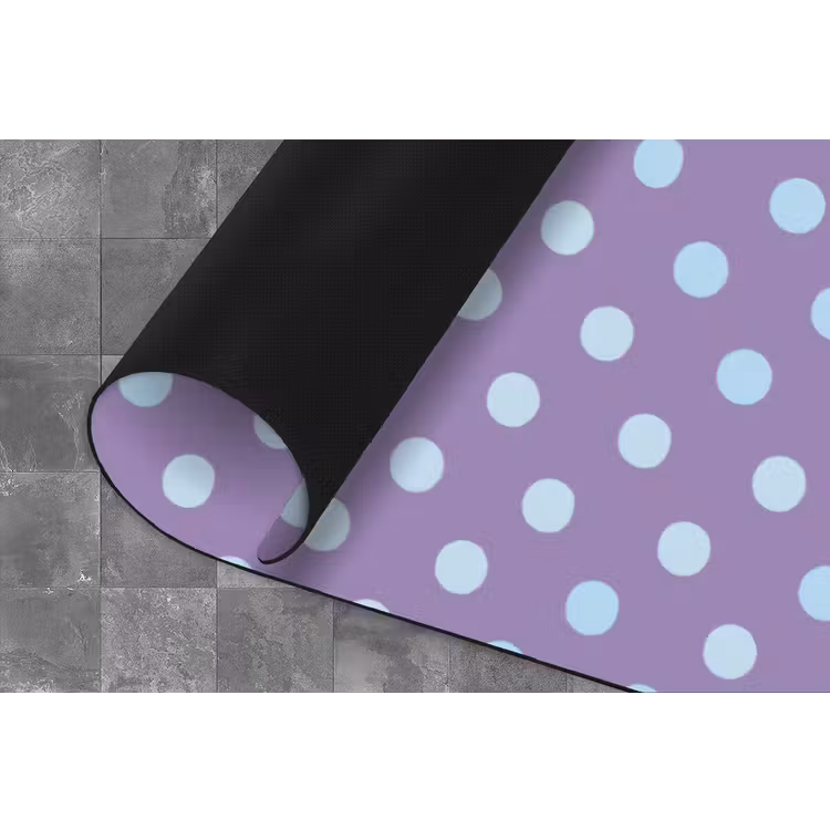 Keukenloper - Paars - Blauw - Geometrisch - Stippen - Polka Dot - Patroon — 4