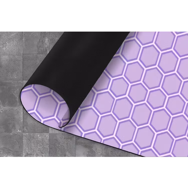Keukenloper - Paars - Geometrisch - Honeycomb - Bijenraat - Patroon — 4
