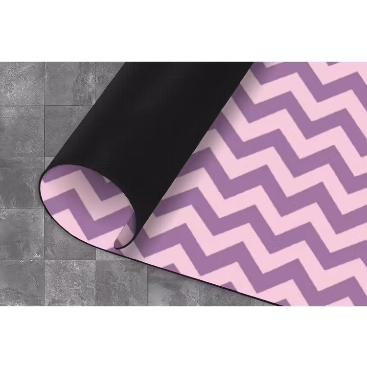Keukenloper - Paars - Roze - Geometrisch - Chevron - Zigzag - Patroon — 4