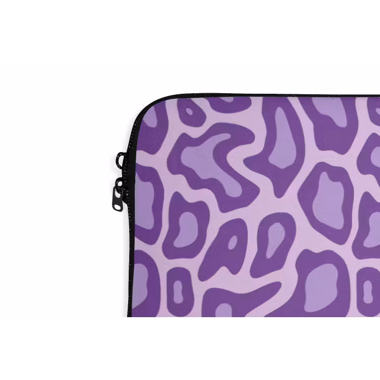 Laptophoes - Paars - Abstract - Luipaard - Vlekken - Groovy - Patroon — 5