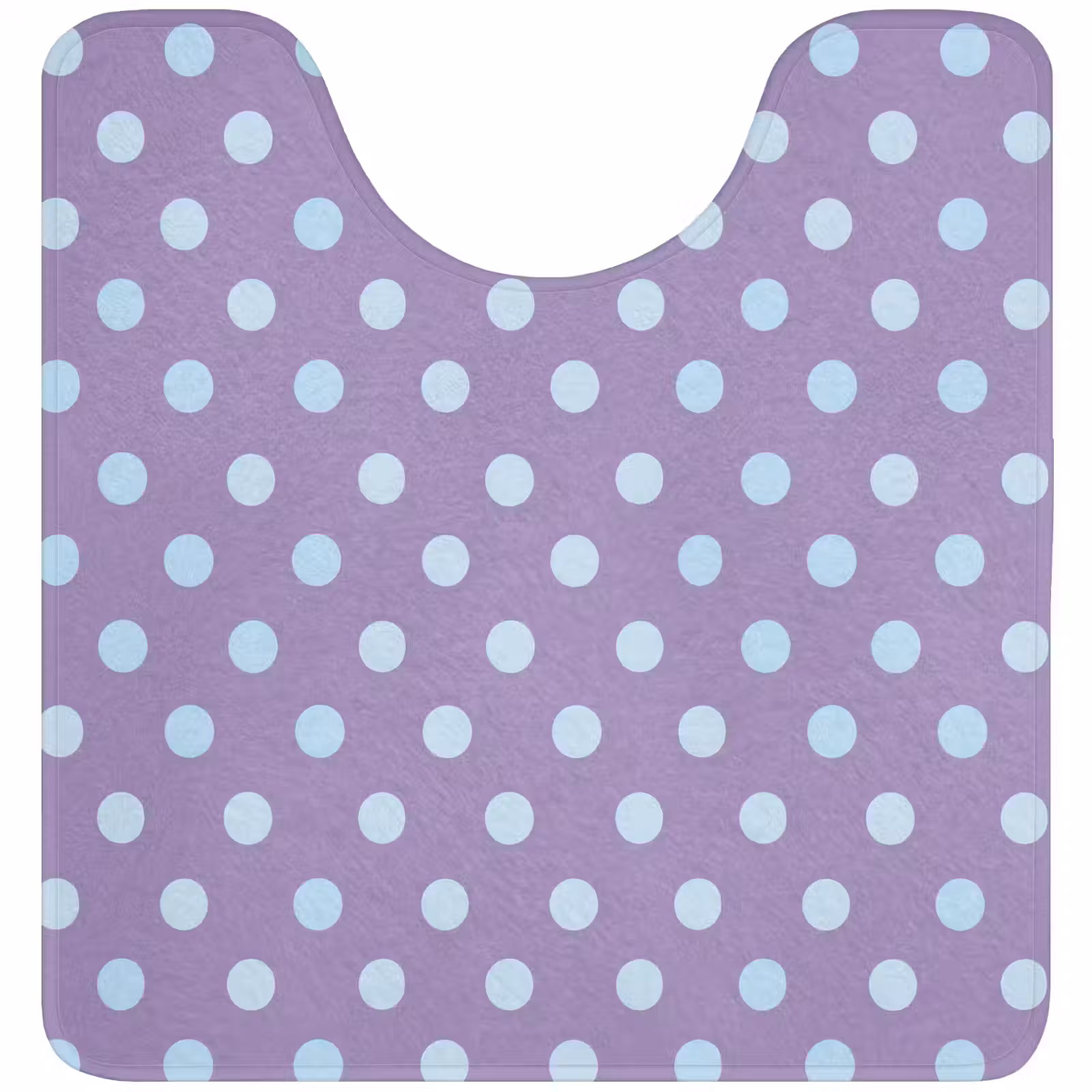 Wc Mat - Paars - Blauw - Geometrisch - Stippen - Polka Dot - Patroon — 1
