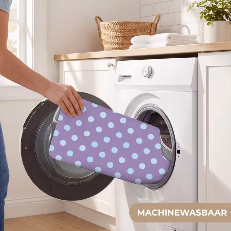 Wc Mat - Paars - Blauw - Geometrisch - Stippen - Polka Dot - Patroon — 6