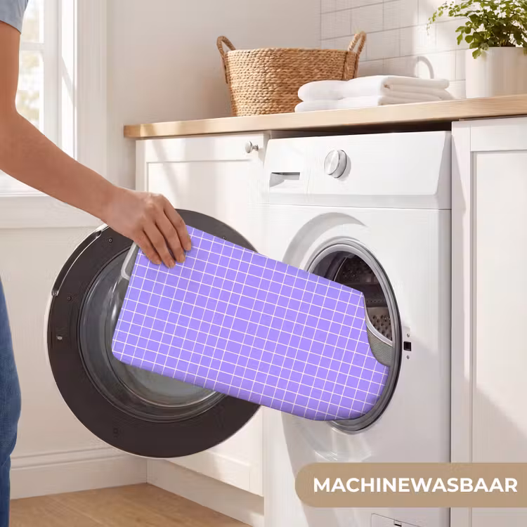 Wc Mat - Paars - Geometrisch - Raster - Minimalistisch - Patroon — 6