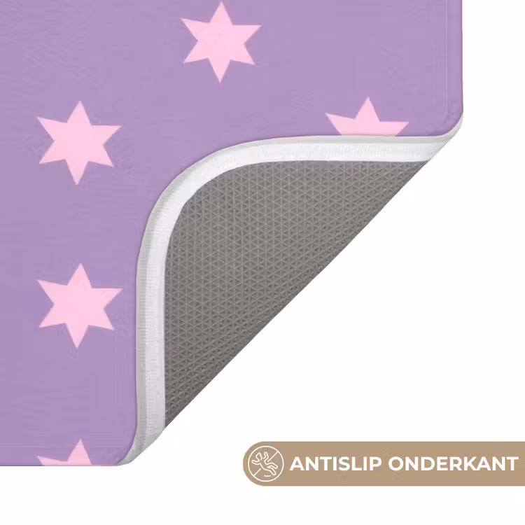 Wc Mat - Paars - Roze - Sterren - Geometrisch - Patroon — 4