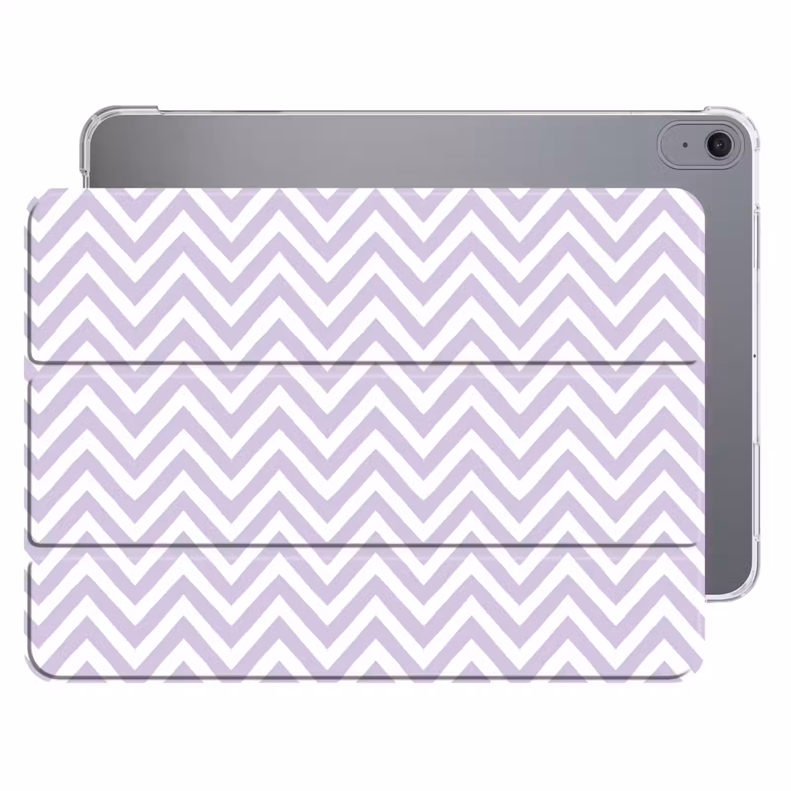 iPad hoes - Lila - Geometrisch - Chevron - Zigzag - Patroon — 1