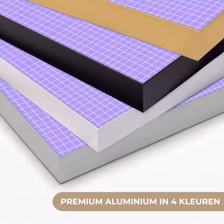 Art Frame - Paars - Geometrisch - Raster - Minimalistisch - Patroon — 2
