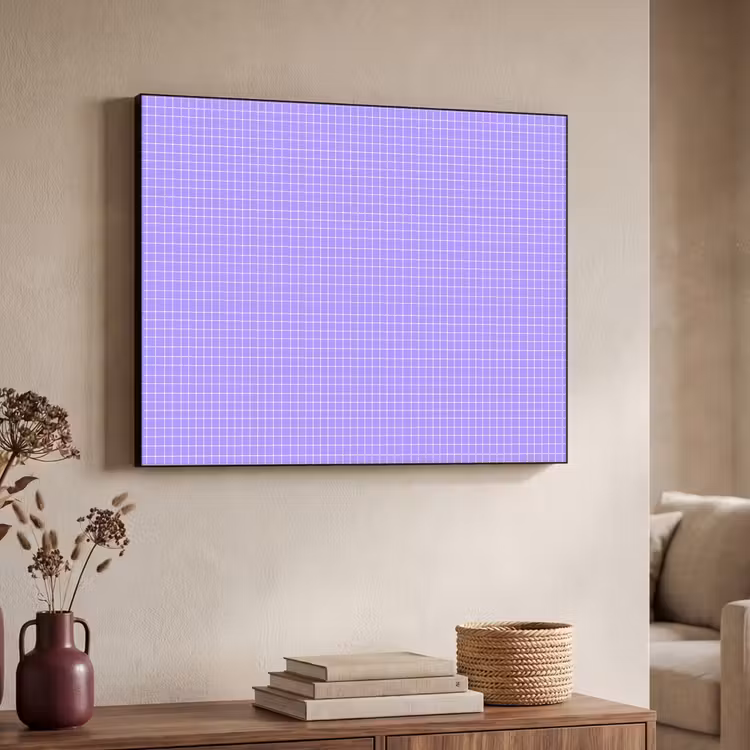 Art Frame - Paars - Geometrisch - Raster - Minimalistisch - Patroon — 7