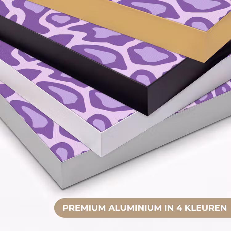 Art Frame - Paars - Abstract - Luipaard - Vlekken - Groovy - Patroon — 2