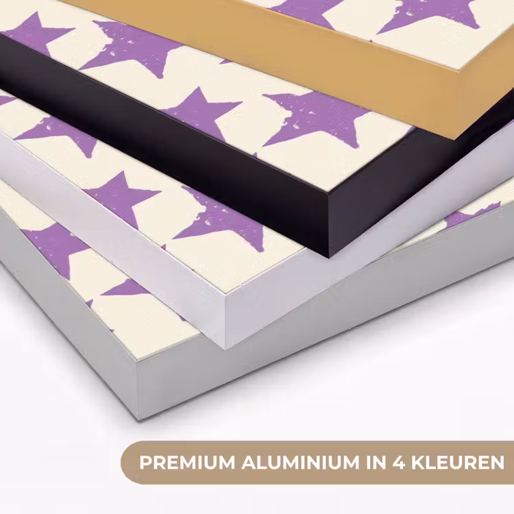 Art Frame - Paars - Geometrisch - Sterren - Stempel - Patroon — 2