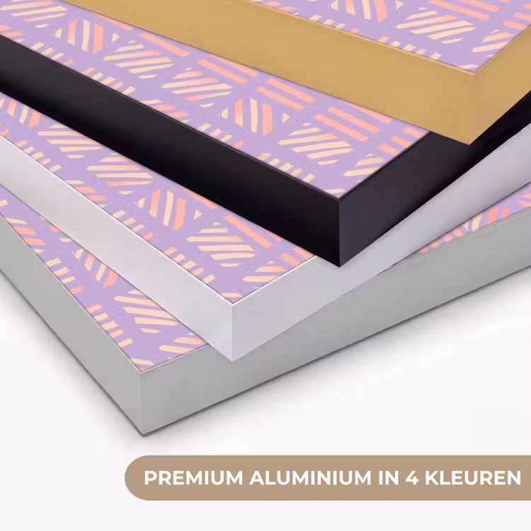 Art Frame - Paars - Roze - Geometrisch - Strepen - Blokken - Patroon — 2