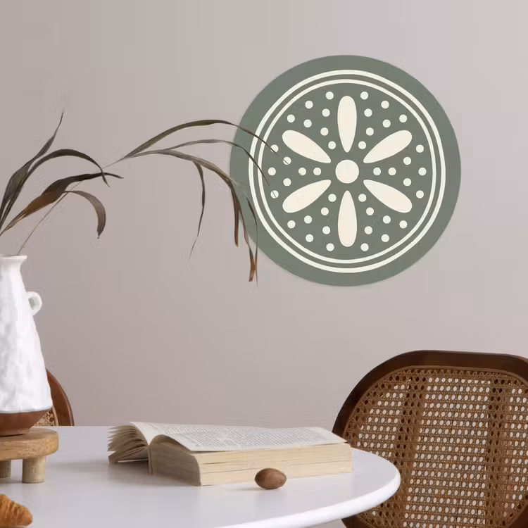 Behangcirkel - Patroon - Cirkel - Abstract - Groen - Decoratie — 4